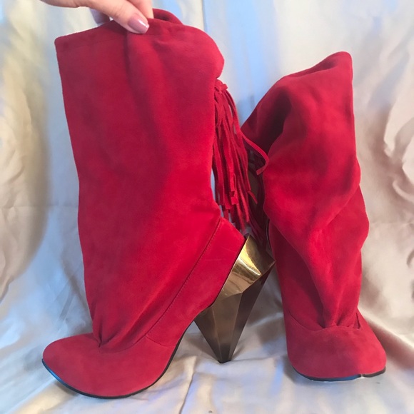 irregular choice knee high boots